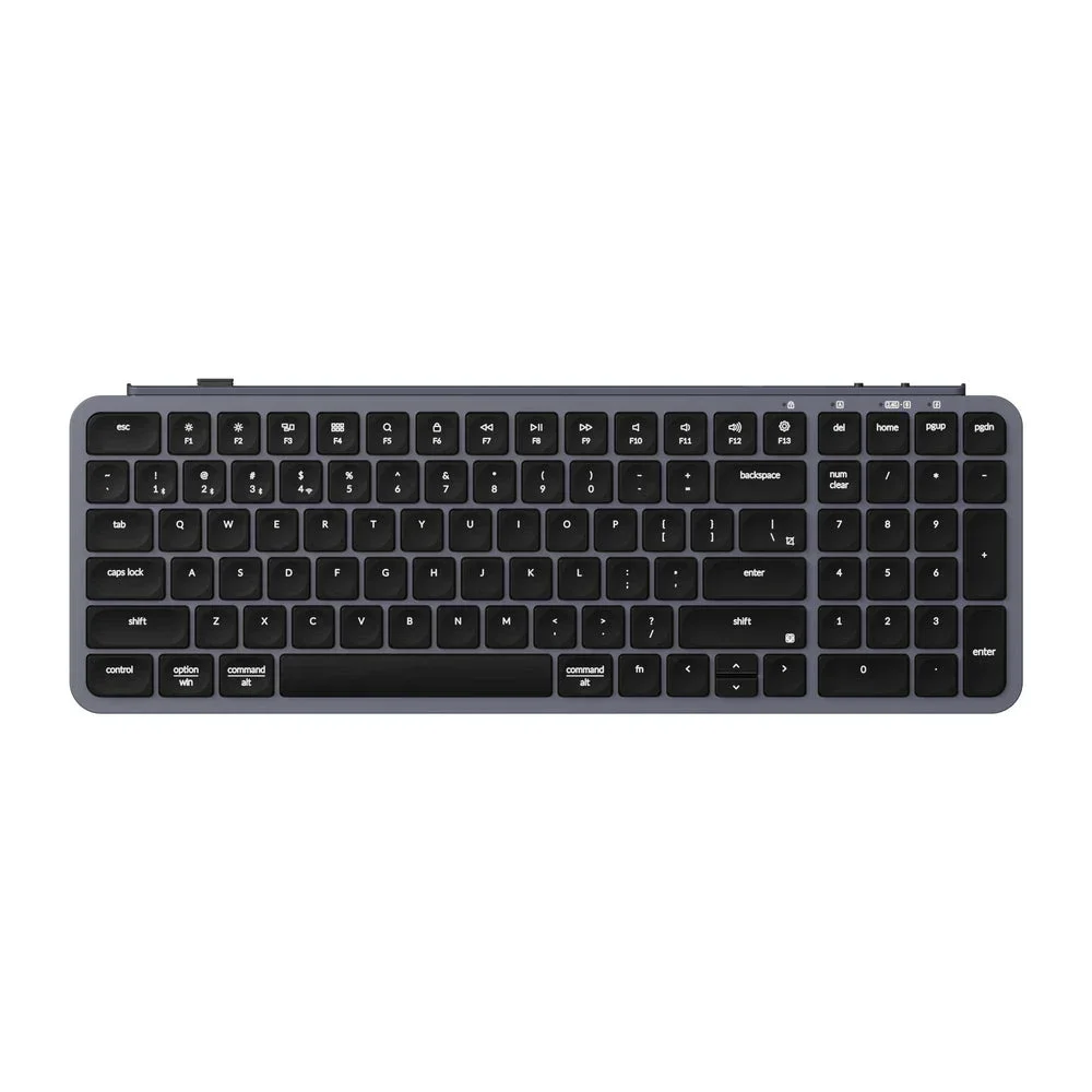 Keychron B2 Pro Wireless Belaidė Klaviatūra | Space Grey, Membraninė
