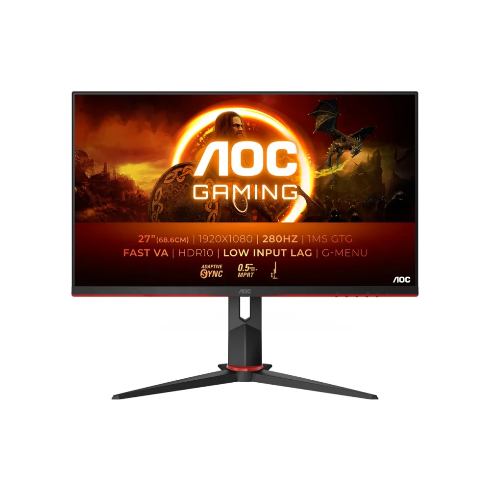 AOC 27G2ZN3/BK Monitorius | 27", FHD, VA, 280 Hz
