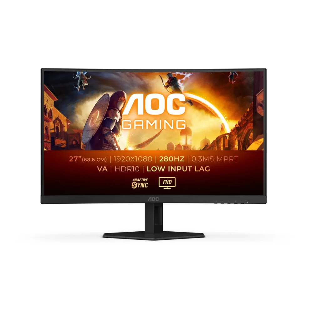 AOC C27G4ZXE Monitorius | 27", FHD, Curved VA, 280 Hz