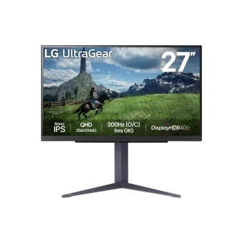 LG UltraGear 27GS85Q-B.AEU Monitorius | 27", QHD, IPS, 200 Hz