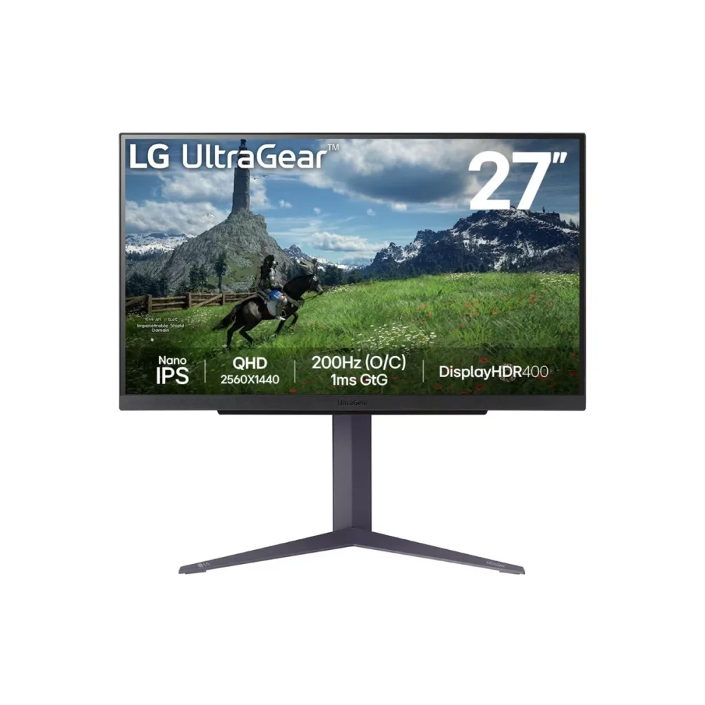 LG UltraGear 27GS85Q-B.AEU Monitorius | 27", QHD, IPS, 200 Hz