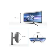 EVNIA 34M2C6500/00 Monitorius | 34", UWQHD, OLED, 175 Hz