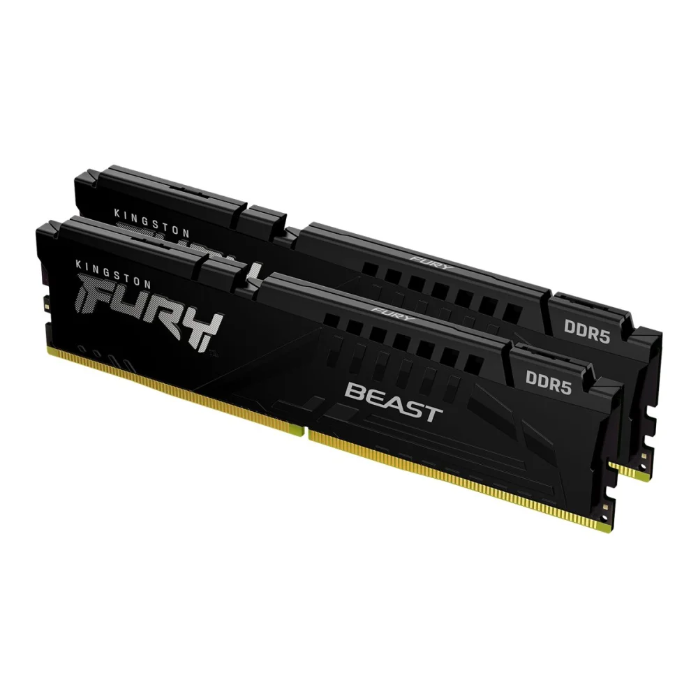 KINGSTON FURY Beast 32GB DDR5 RAM Atmintis | 5600 MT/s, CL40, 2x16GB, Black
