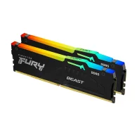 KINGSTON FURY Beast 16GB DDR5 RAM Atmintis | 5600 MT/s, CL40, 2x8GB, Black, RGB