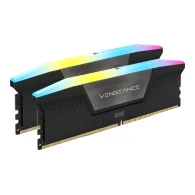Corsair VENGEANCE 32GB DDR5 RAM Atmintis | 6000 MT/s, CL38, 2x16GB, Black, RGB