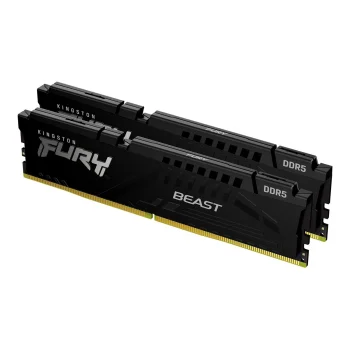 KINGSTON FURY Beast 64GB DDR5 RAM Atmintis | 6000 MT/s, CL30, 2x32GB, Black