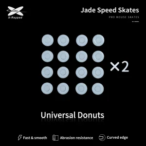 X-Raypad Jade Mouse Feet | White x32, Universal Donuts
