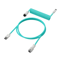 HyperX Coiled Cable USB Type-C Klaviatūros Laidas | Light Green White