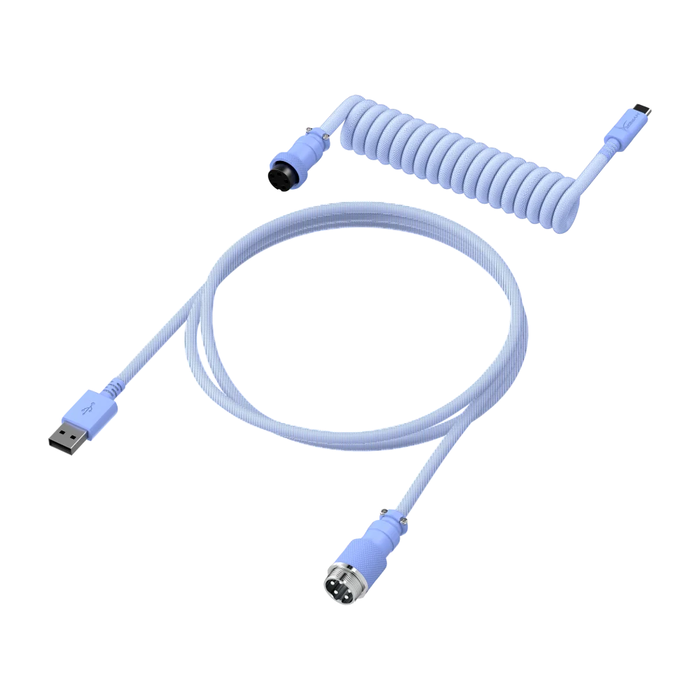 HyperX Coiled Cable USB Type-C Klaviatūros Laidas | Light Purple