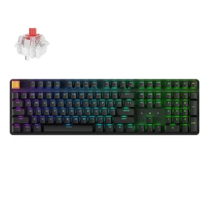 Keychron J5 Wireless Belaidė Žaidimų Klaviatūra | Black, Super Red