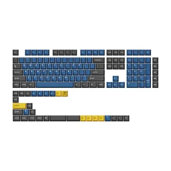 Keychron Double Shot Cherry PBT Full Keycap Set | Blue Black Yellow