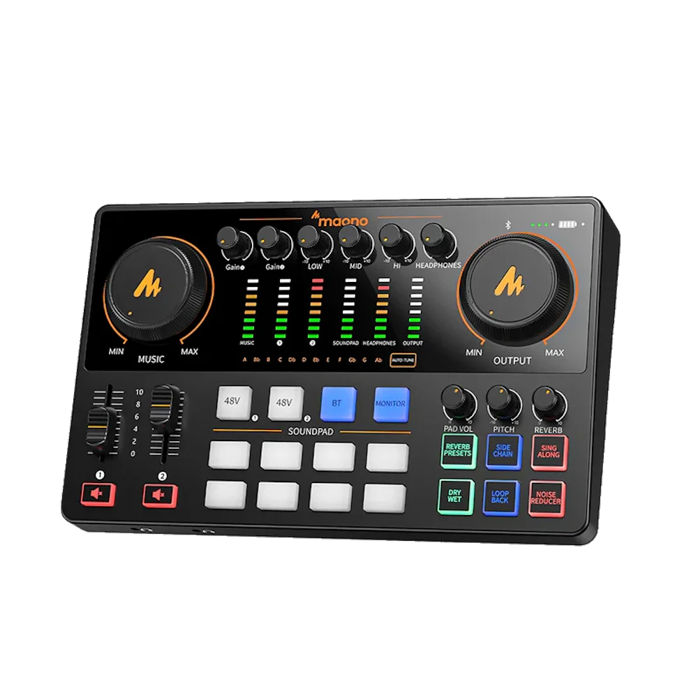 maono Caster E2 Gen 2 Audio Mixer & Interface Garso Plokštė | Black