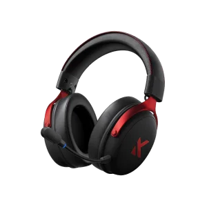 MCHOSE V9 Pro Wireless Belaidės Žaidimų Ausinės | Black Red