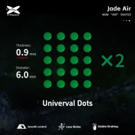 X-Raypad Jade Air Mouse Feet | Green, x40, Universal Dots