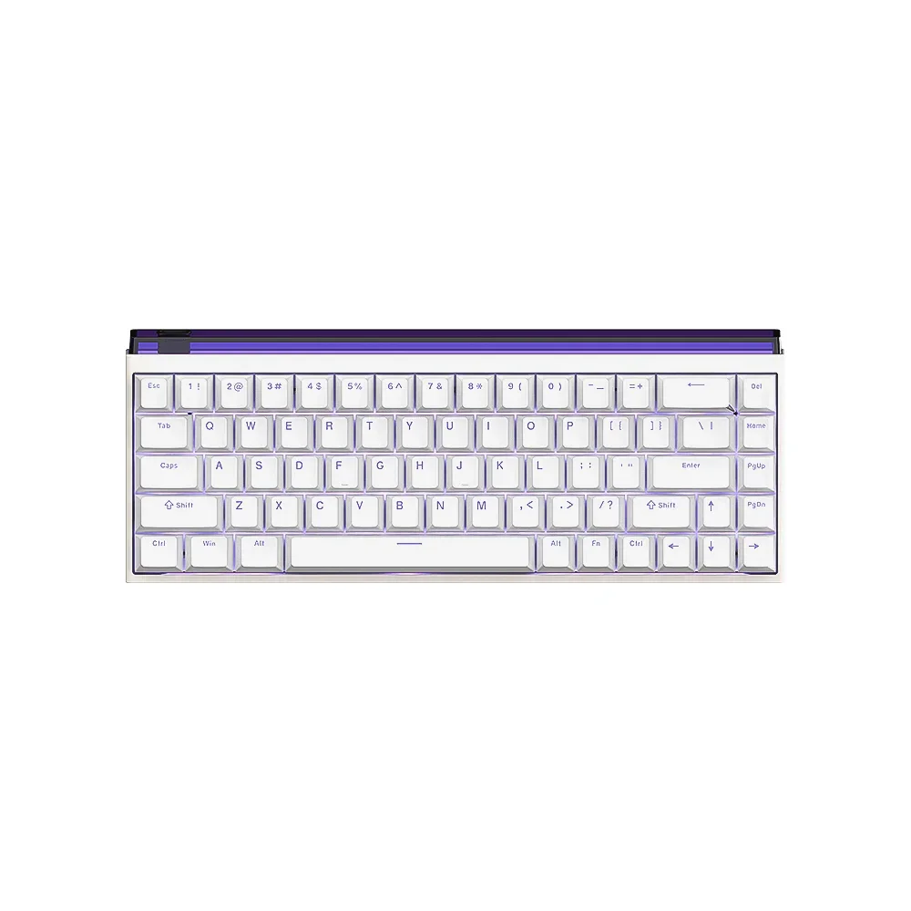 FGG Madlions NANO68 HE Žaidimų Klaviatūra | White, Magnetic Amber Pro