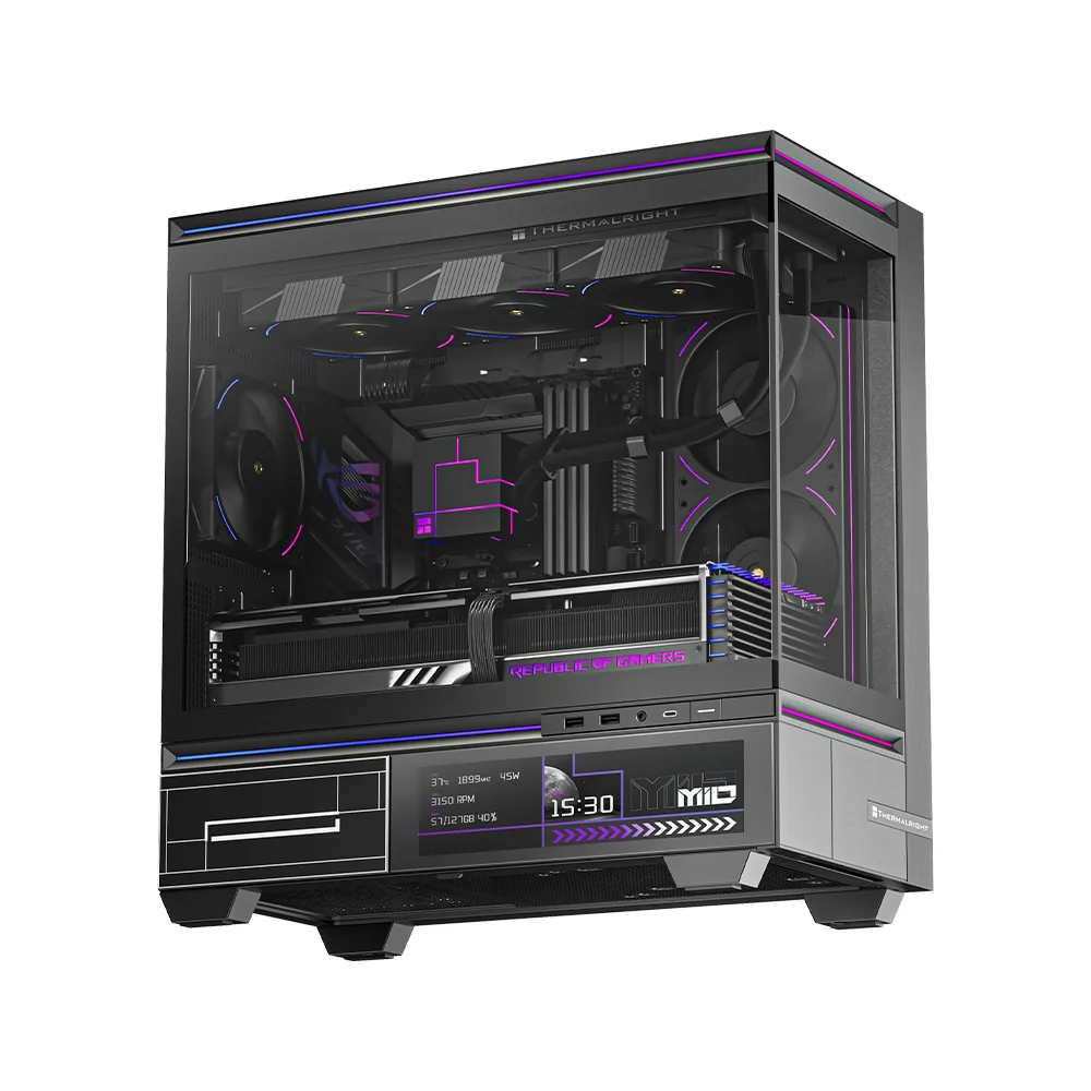Thermalright TL-M10 Vision Kompiuterio Korpusas | Black