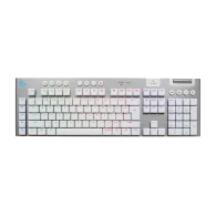 LOGITECH G915 X LIGHTSPEED Wireless Belaidė Žaidimų Klaviatūra | White, GL Tactile Brown