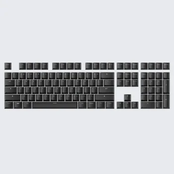 Wooting Double Shot OEM PBT Full Keycap Set | Just Black