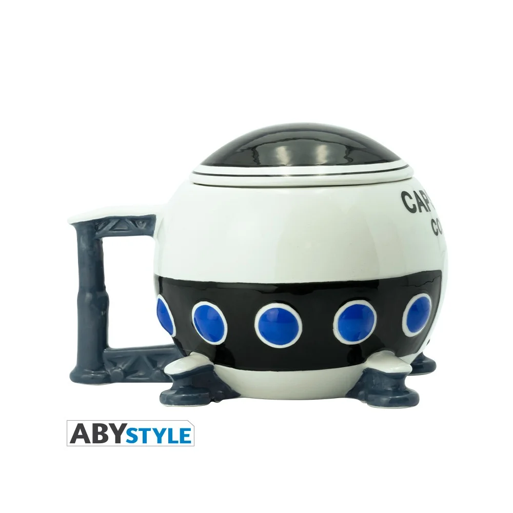 DRAGON BALL Mug Puodelis | Capsule Corp Shapeship, 550 ml