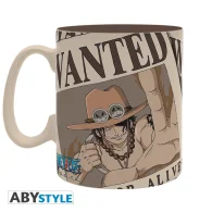 ONE PIECE Mug Puodelis | Ace Wanted, 460 ml