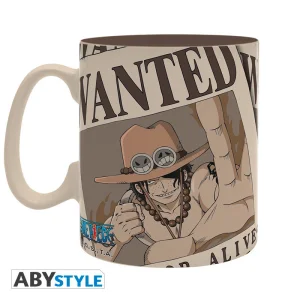 ONE PIECE Mug Puodelis | Ace Wanted, 460 ml