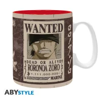 ONE PIECE Mug Puodelis| Zoro Wanted, 460 ml