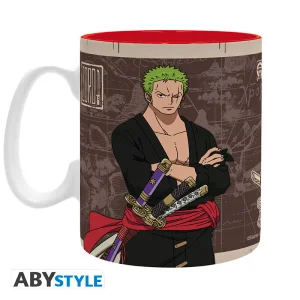 ONE PIECE Mug Puodelis| Zoro Wanted, 460 ml
