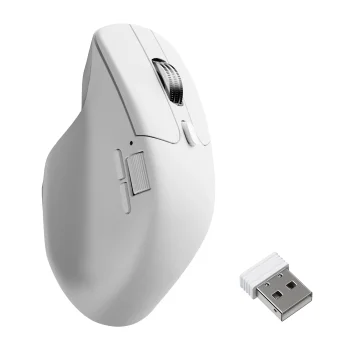 Keychron M6 Silent Wireless Belaidė Žaidimų Pelė | White