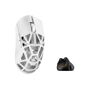 WLMouse Beast X Mini Pro Wireless Belaidė Žaidimų Pelė | Milky White, Solid