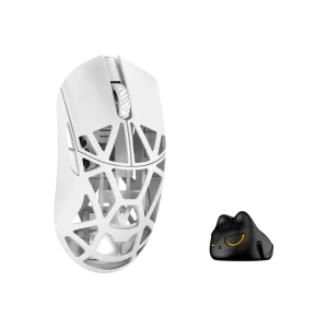 WLMouse Beast X Pro Wireless Belaidė Žaidimų Pelė | Milky White, Solid