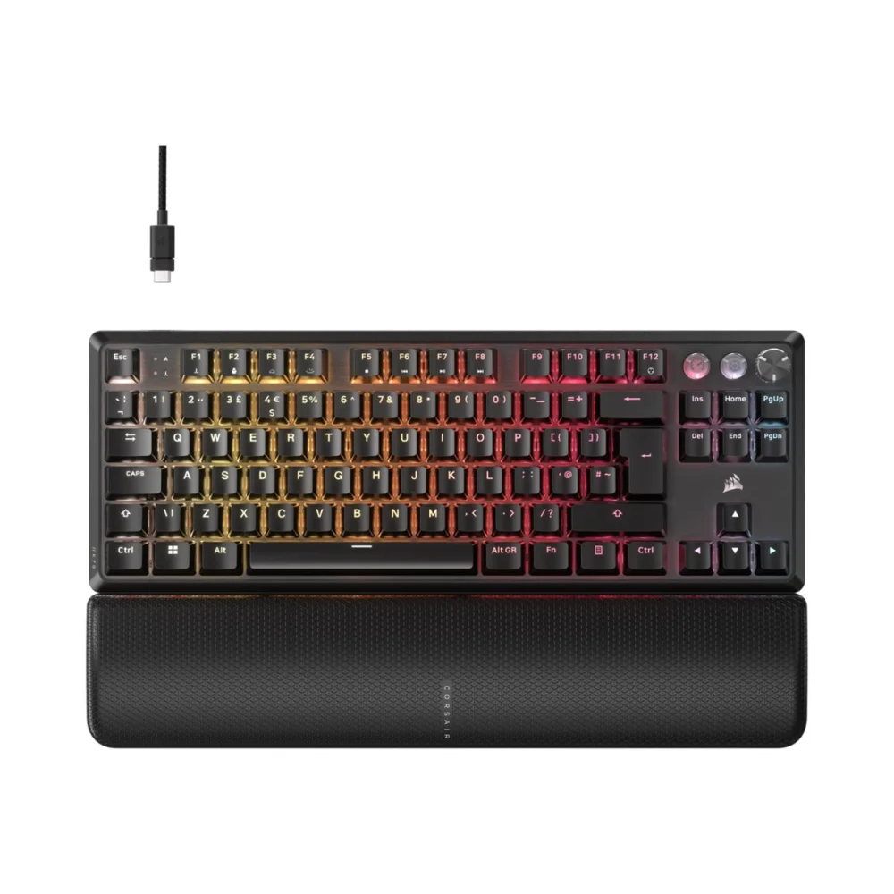 Corsair K70 CORE TKL RGB Žaidimų Klaviatūra | Black, MGX