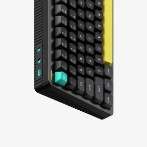 NuPhy Halo96 V2 IO Wireless Belaidė Žaidimų Klaviatūra | Obsidian Black, Red Max