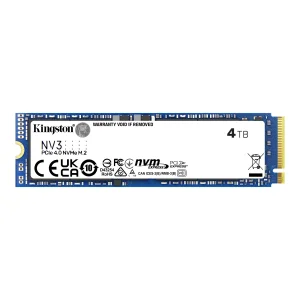 KINGSTON NV3 SSD Atmintis | 4TB, m.2 NVMe