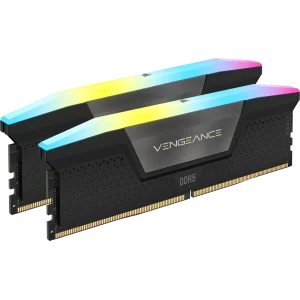 Corsair VENGEANCE 16GB DDR5 RAM Atmintis | 5200 MT/s, CL40, 2x8GB, Black, RGB