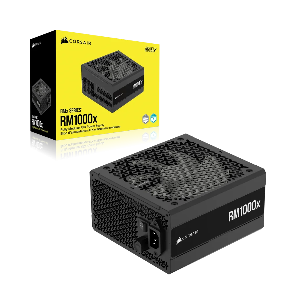 Corsair RMx Series RM1000x (2024) PSU Maitinimo Blokas | 1000W, 80 Plus Gold