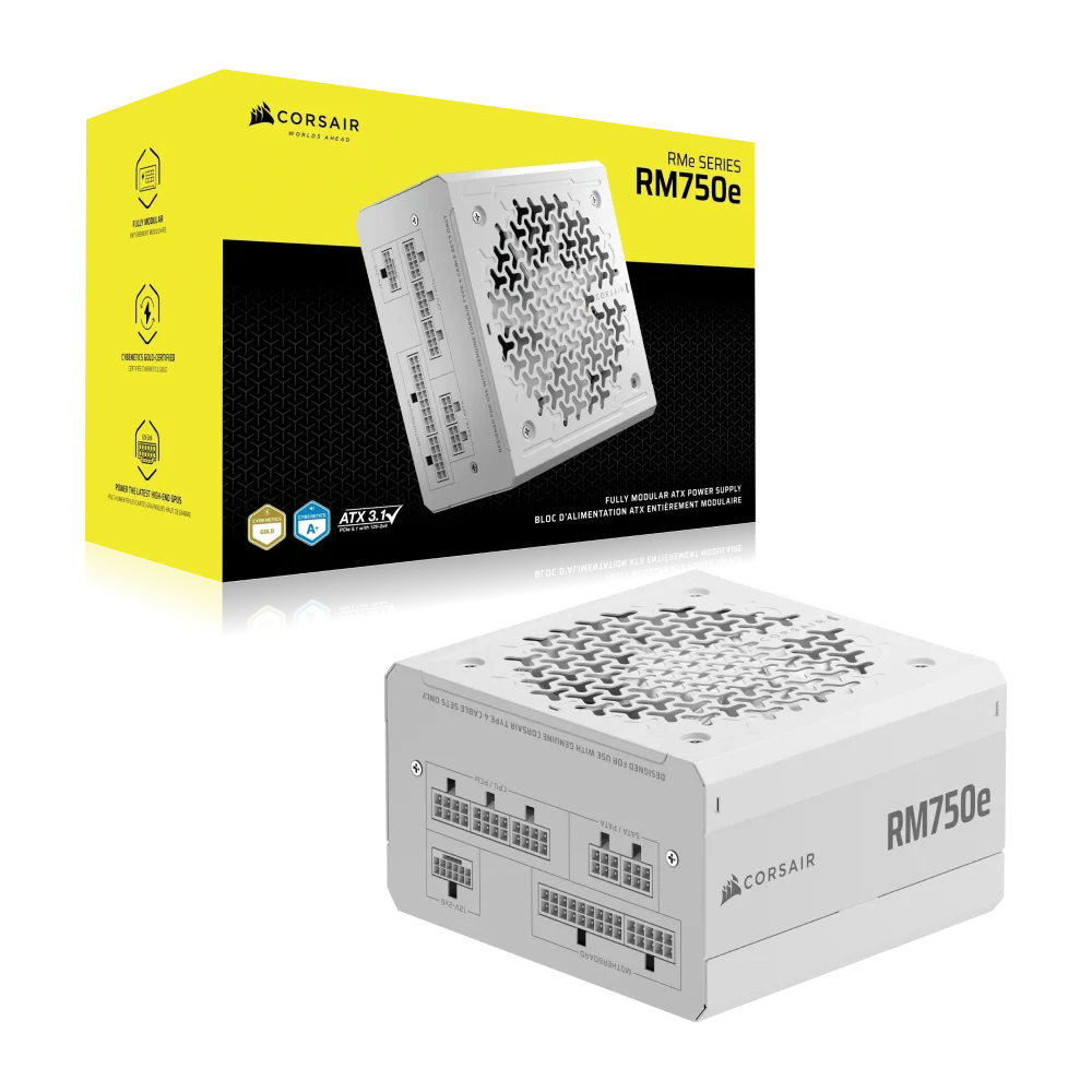 Corsair RMe Series RM750e PSU Maitinimo Blokas | 750W, 80 Plus Gold