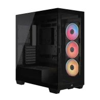 Corsair 3500X LX-R RGB iCUE LINK Kompiuterio Korpusas | Black