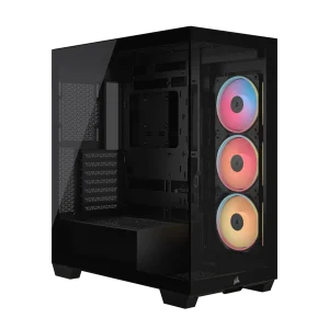 Corsair 3500X LX-R RGB iCUE LINK Kompiuterio Korpusas | Black