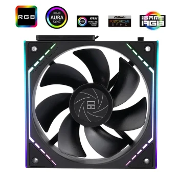 Thermalright TL-M12QR PWM ARGB Ventiliatorius | Black