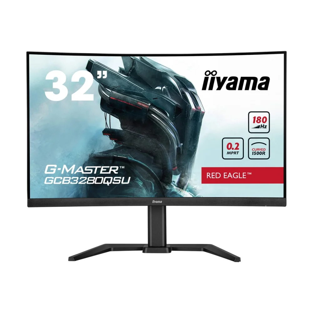 IIYAMA G-MASTER GCB3280QSU-B2 Monitorius | 31.5", QHD, Curved VA, 180 Hz