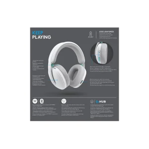 Logitech G325 LIGHTSPEED Wireless Belaidės Žaidimų Ausinės | White