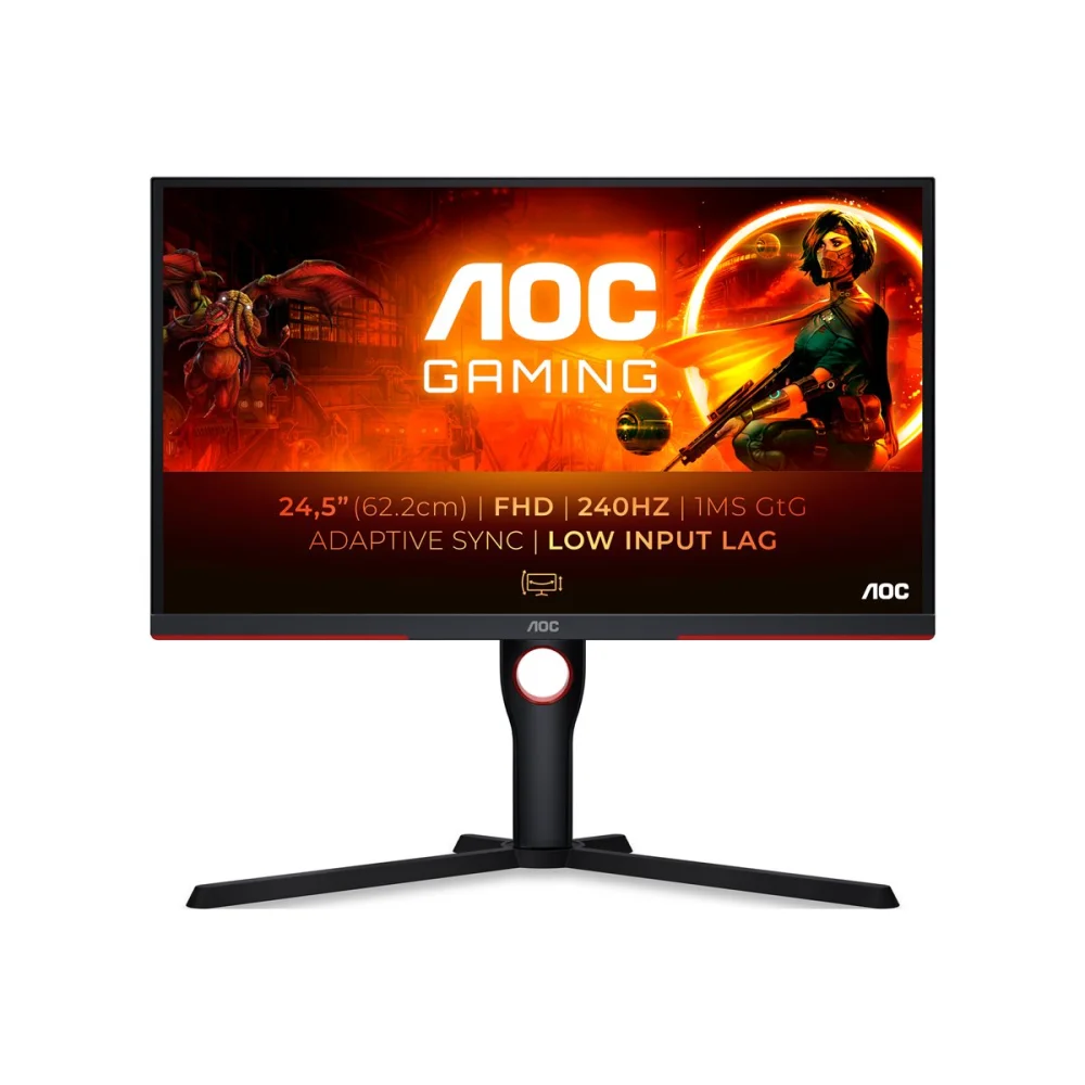 AOC 25G3ZM/BK Monitorius | 24.5", FHD, VA, 240 Hz