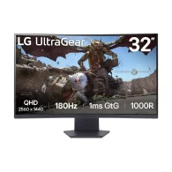 LG UltraGear 32GS60QC-B.AEUQ Monitorius | 31.5", QHD, Curved VA, 180 Hz