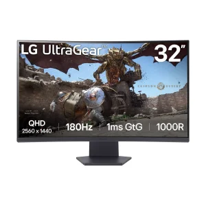 LG UltraGear 32GS60QC-B.AEUQ Monitorius | 31.5", QHD, Curved VA, 180 Hz