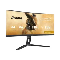 IIYAMA G-MASTER GCB3486WQSCP-B1 Monitorius | 34", UWQHD, Curved VA, 240 Hz