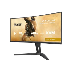 IIYAMA G-MASTER GCB3486WQSCP-B1 Monitorius | 34", UWQHD, Curved VA, 240 Hz