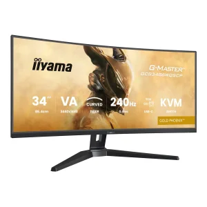 IIYAMA G-MASTER GCB3486WQSCP-B1 Monitorius | 34", UWQHD, Curved VA, 240 Hz
