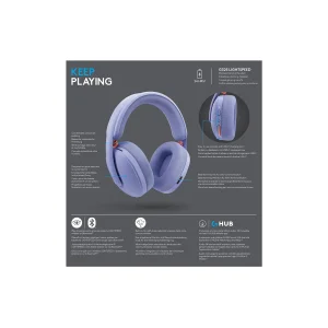 Logitech G325 LIGHTSPEED Wireless Belaidės Žaidimų Ausinės | Lilac