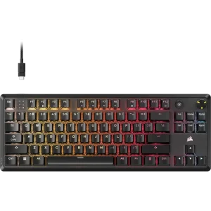Corsair K70 CORE TKL RGB Žaidimų Klaviatūra | Black, MLX Red v2
