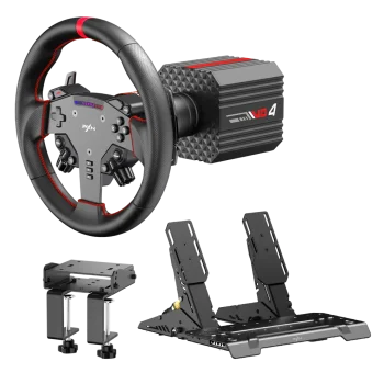 PXN VD4 Simulator Žaidimų Vairo Komplektas (Vairas + Bazė + Pedalai) | PC